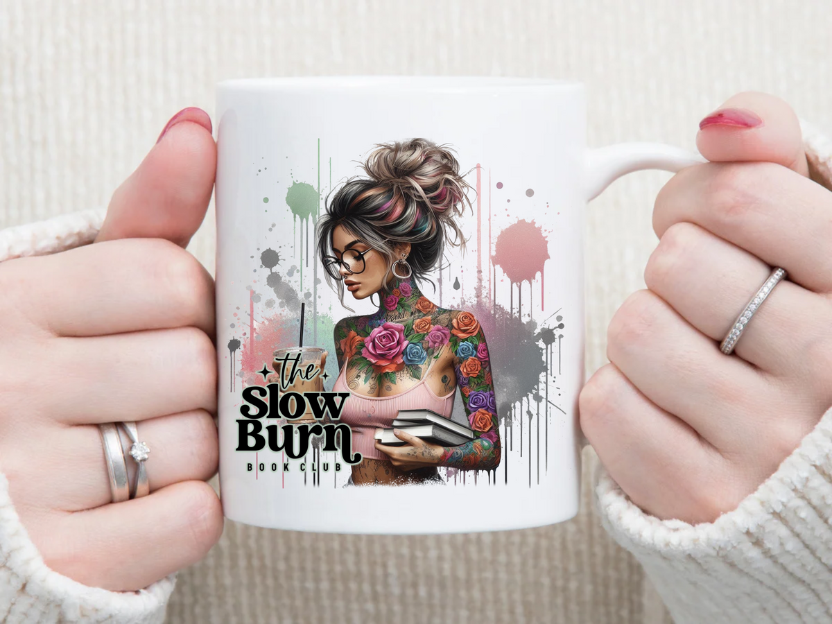 the slow burn club 11 oz Mug 2Face Graphics